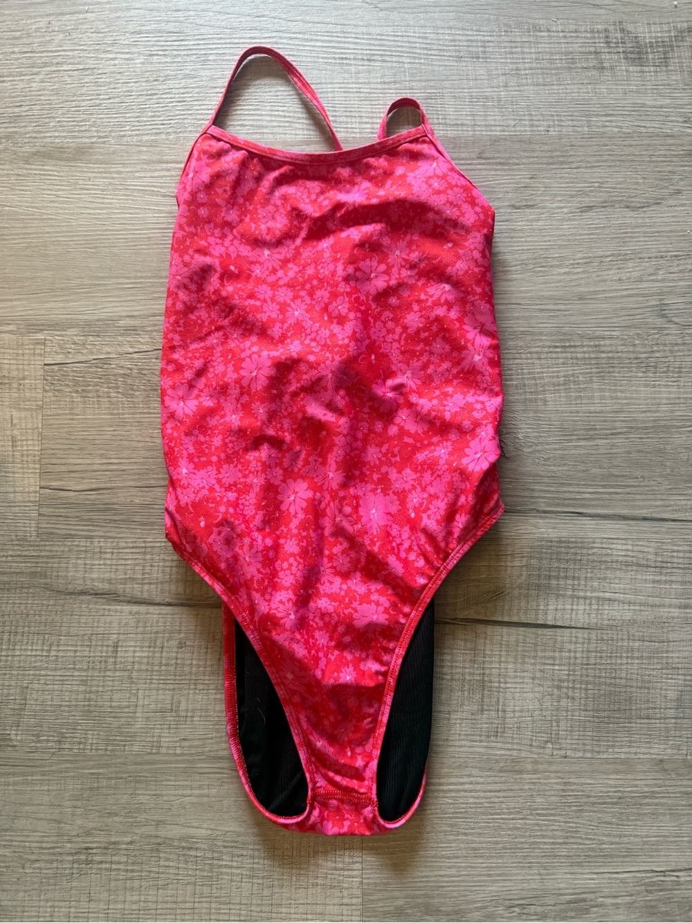 Jolyn Bright Pink Floral One-Piece Swimsuit Size 34